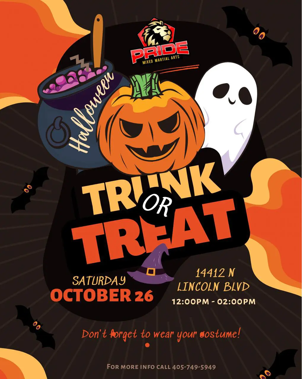 PRIDE MMA’s First Annual Trunk or Treat 🎃 - Pride Mixed Martial Arts